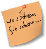 wussten Sie schon....? 